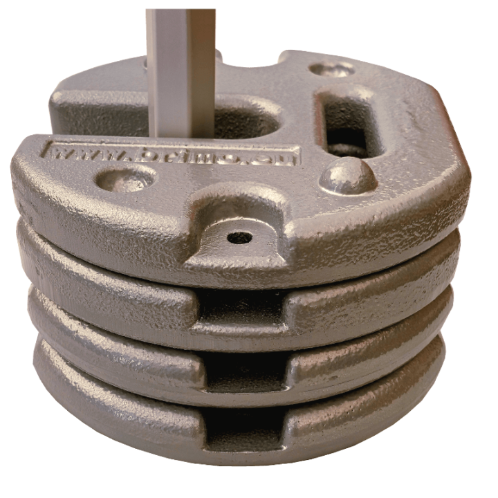 teža jeklenega šotora